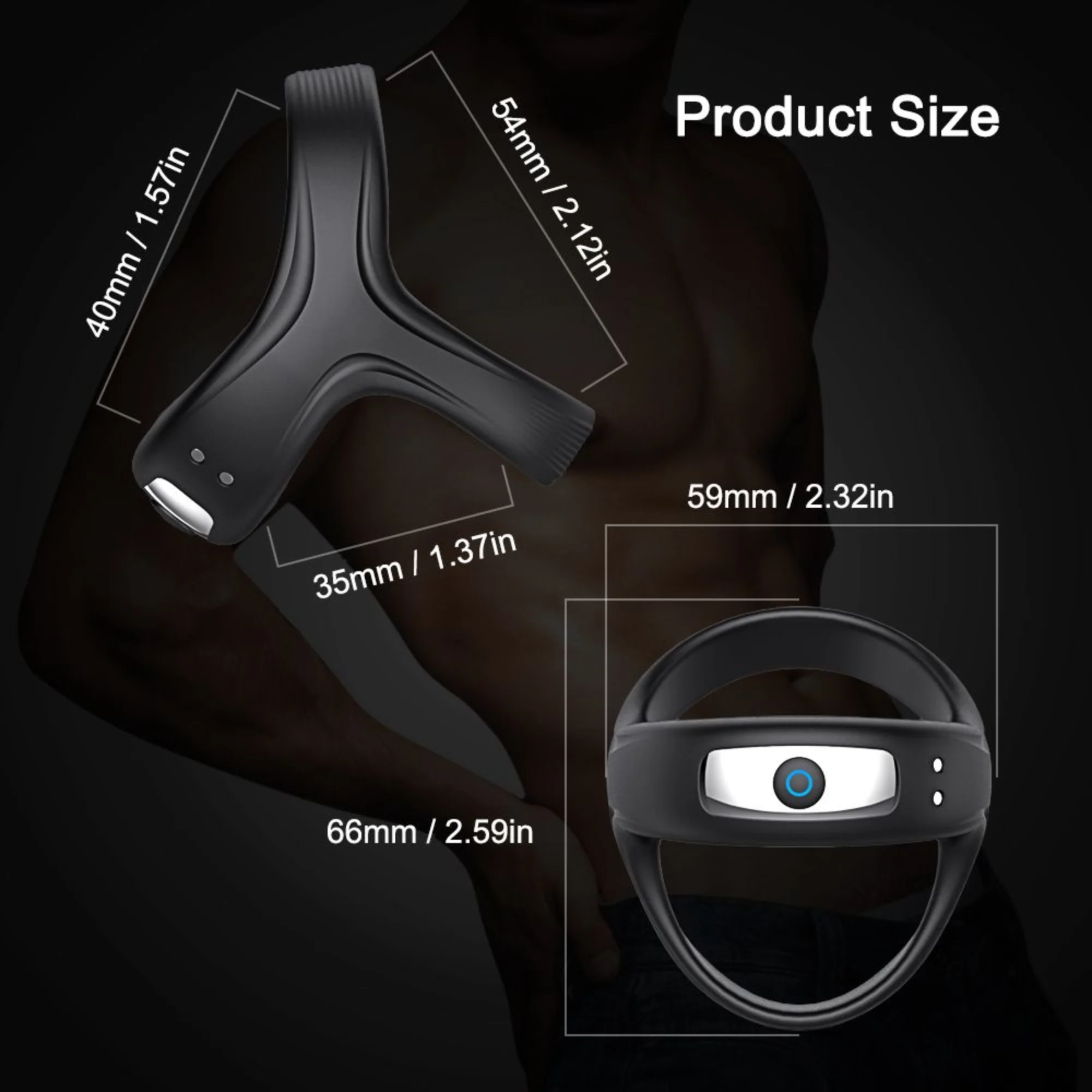 Vibrating Dual Cock Ring - Enhance Your Stamina & Amplify Your 'O's! - Image 9