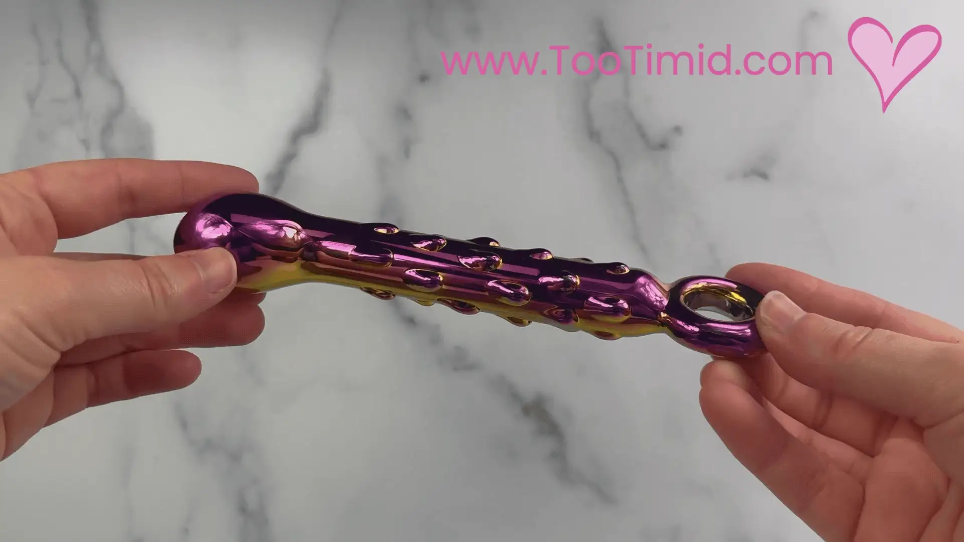 2 Toys | Nubby Glass Wand + #1 Selling Lube - Image 2