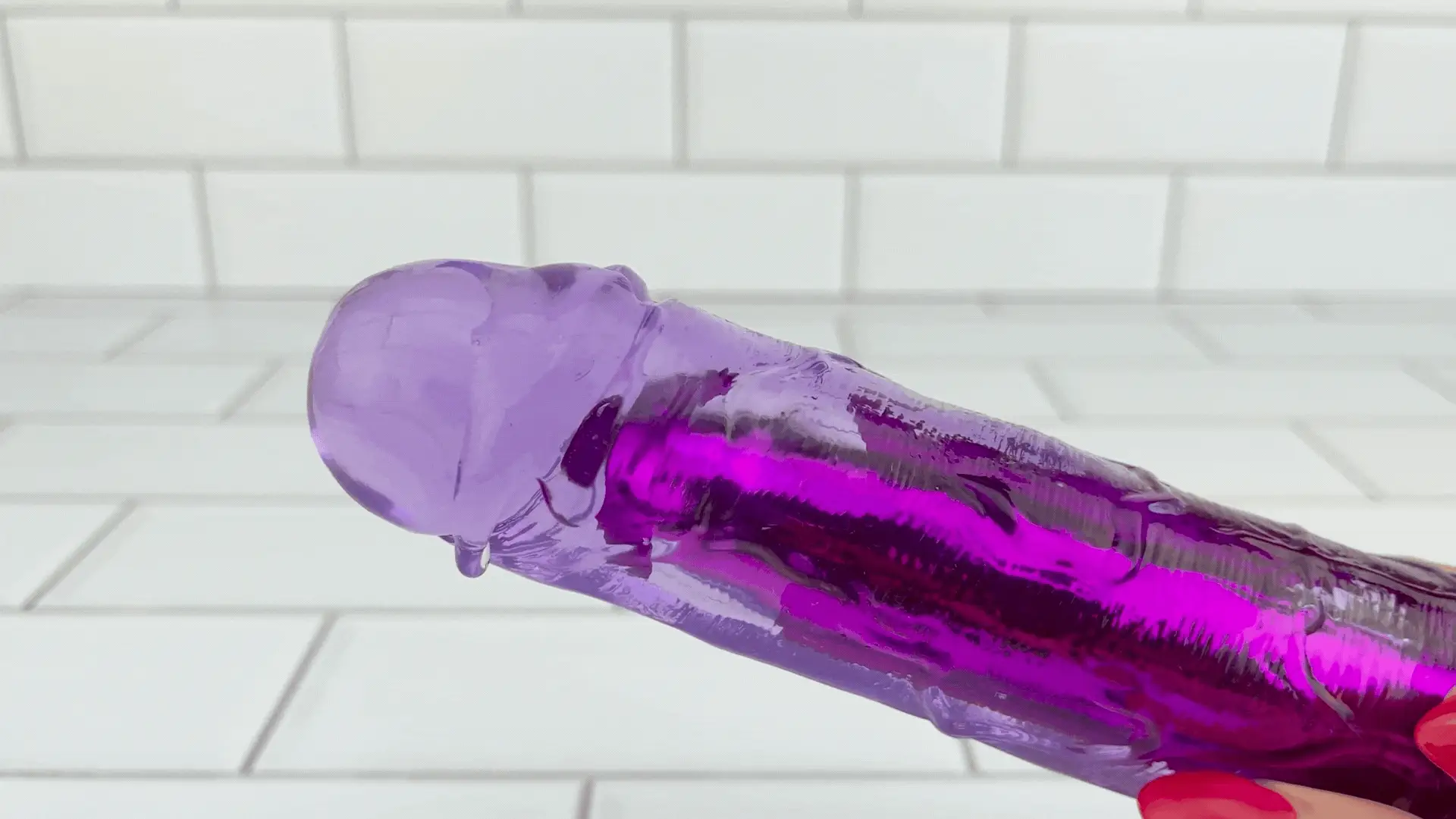 8 Inch Long Deep Penetration Vibrating Dildo - Image 4