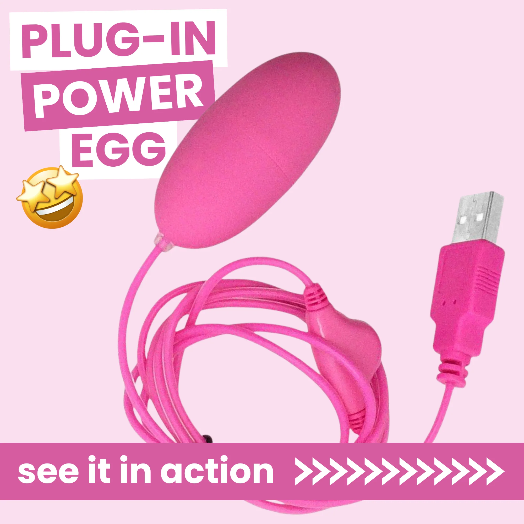 USB Plug-In Vibrating Bullet - Multi Speed Dial