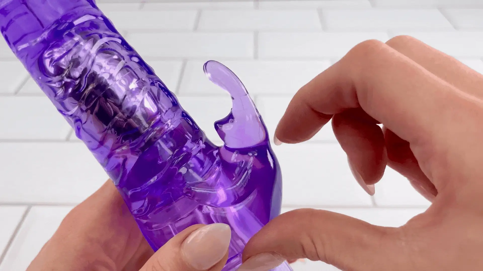 Abby's Thick Veined G-Spot Massaging Rabbit Vibe - Image 6