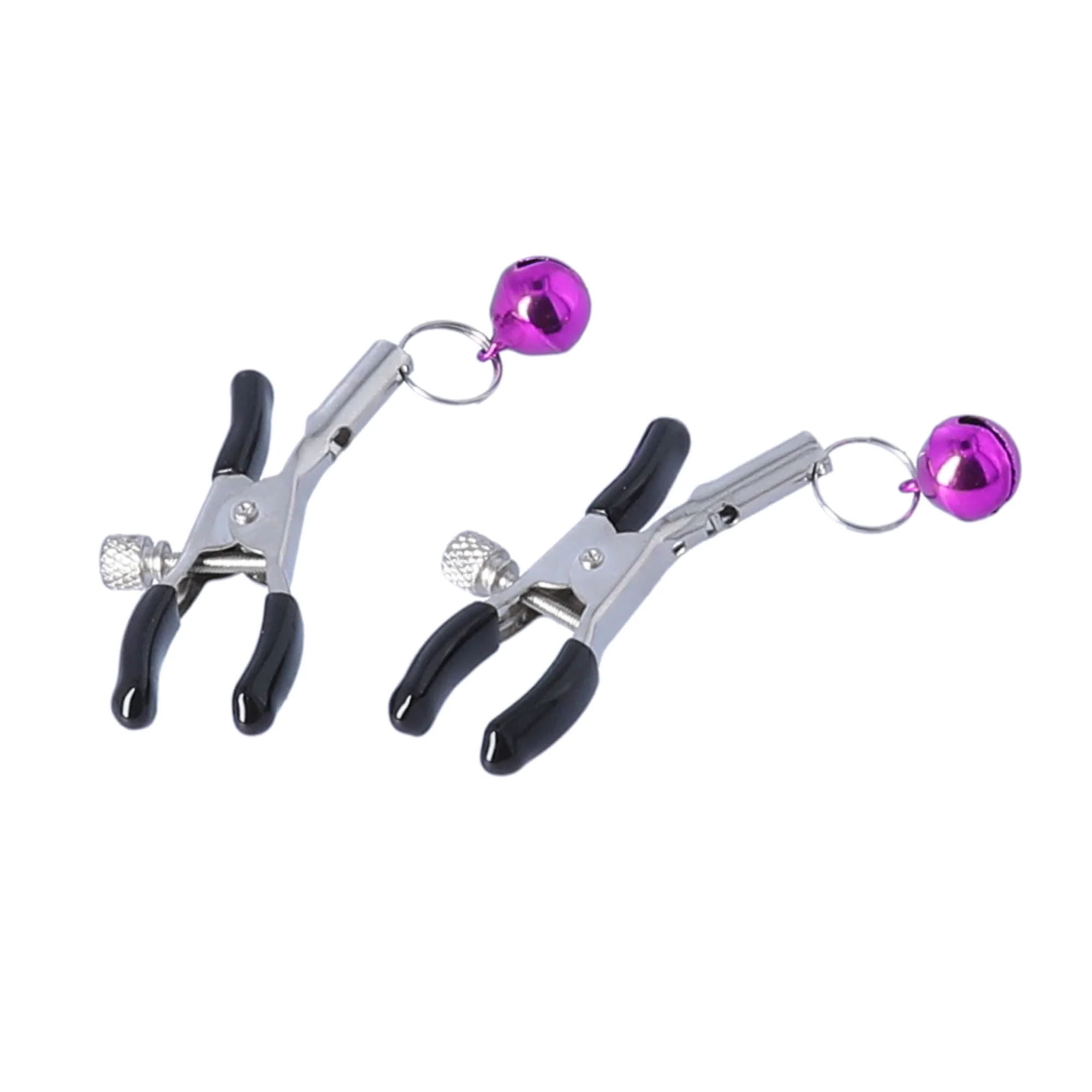 Dark Amour Nipple Clamps with Bells - Image 2