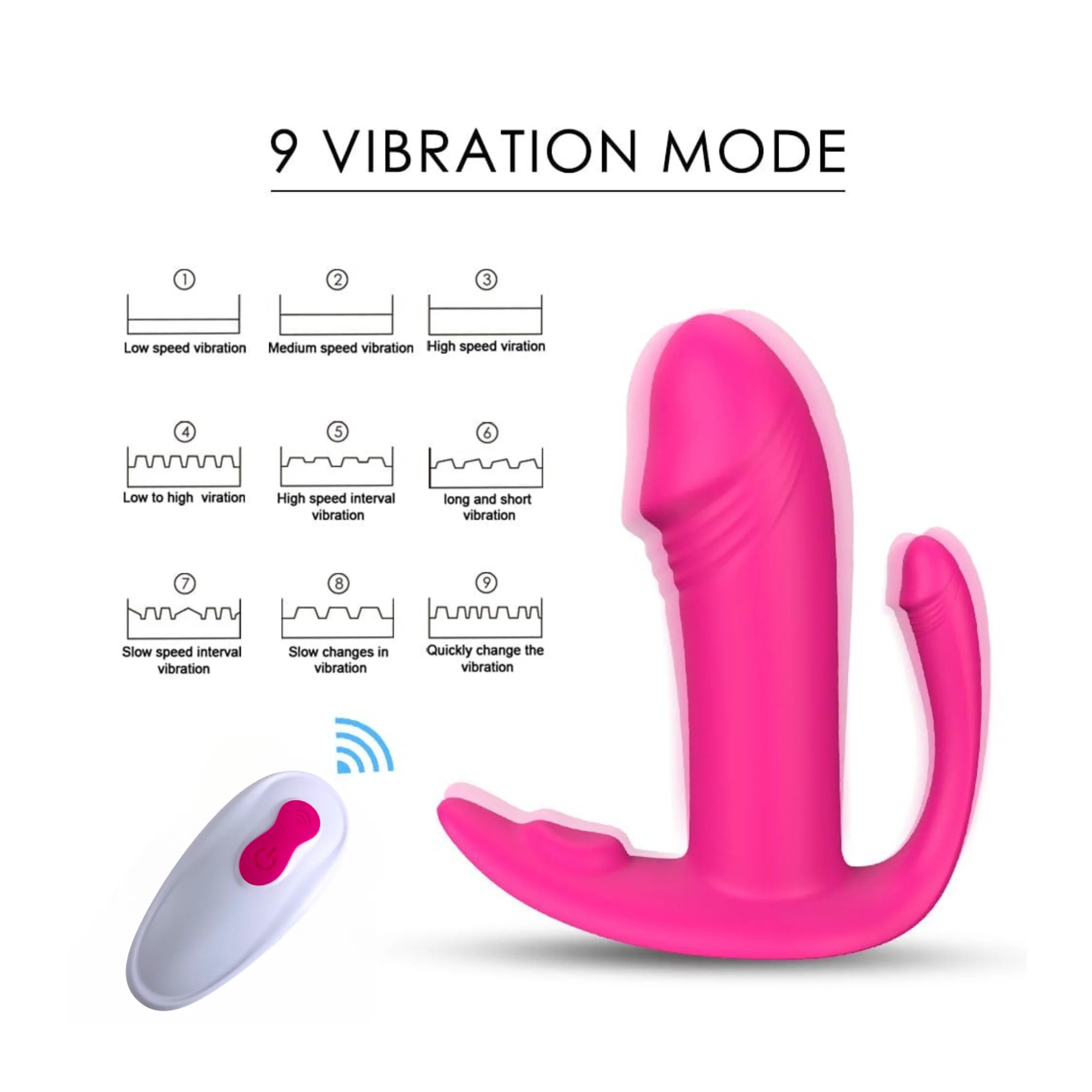 Aise Triple Stimulation Hands-Free Wearable Vibe - Image 4