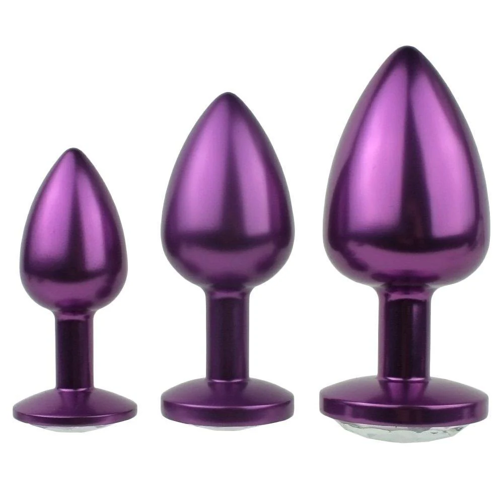 Jeweled Aluminum Anal Plug - A Beautiful Anal Toy! - Image 3