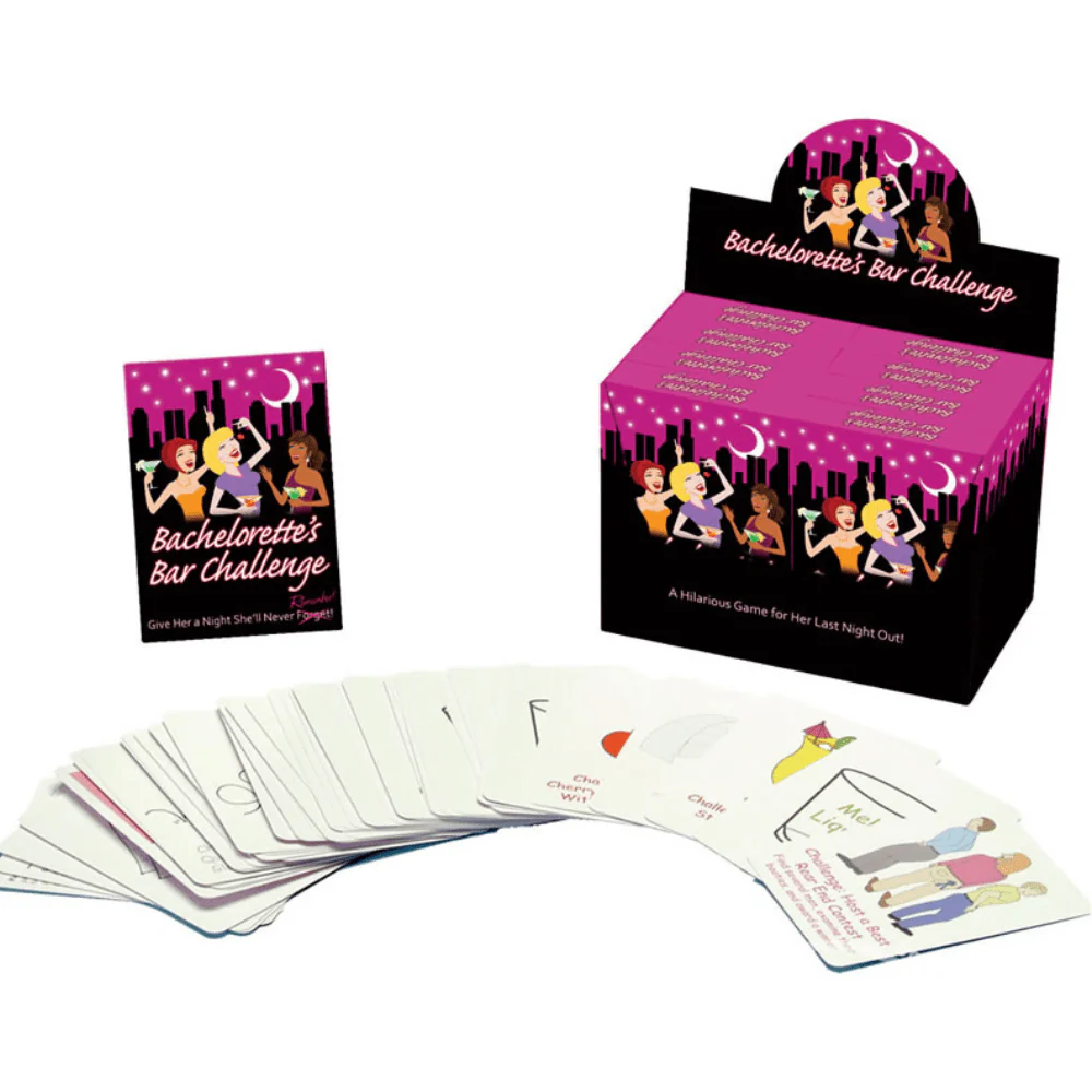 Bachelorettes Bar Challenge Cards