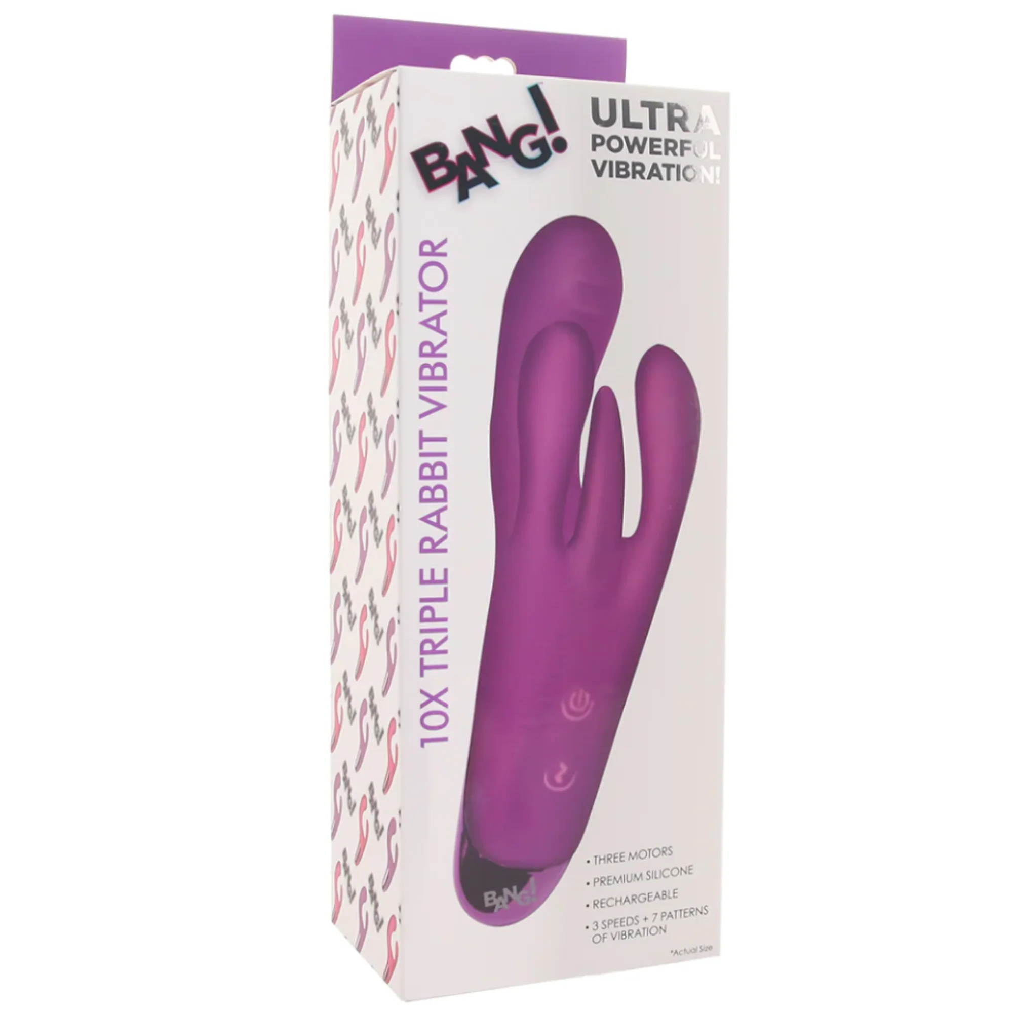 Bang! Triple Rabbit Silicone Vibrator - Image 10