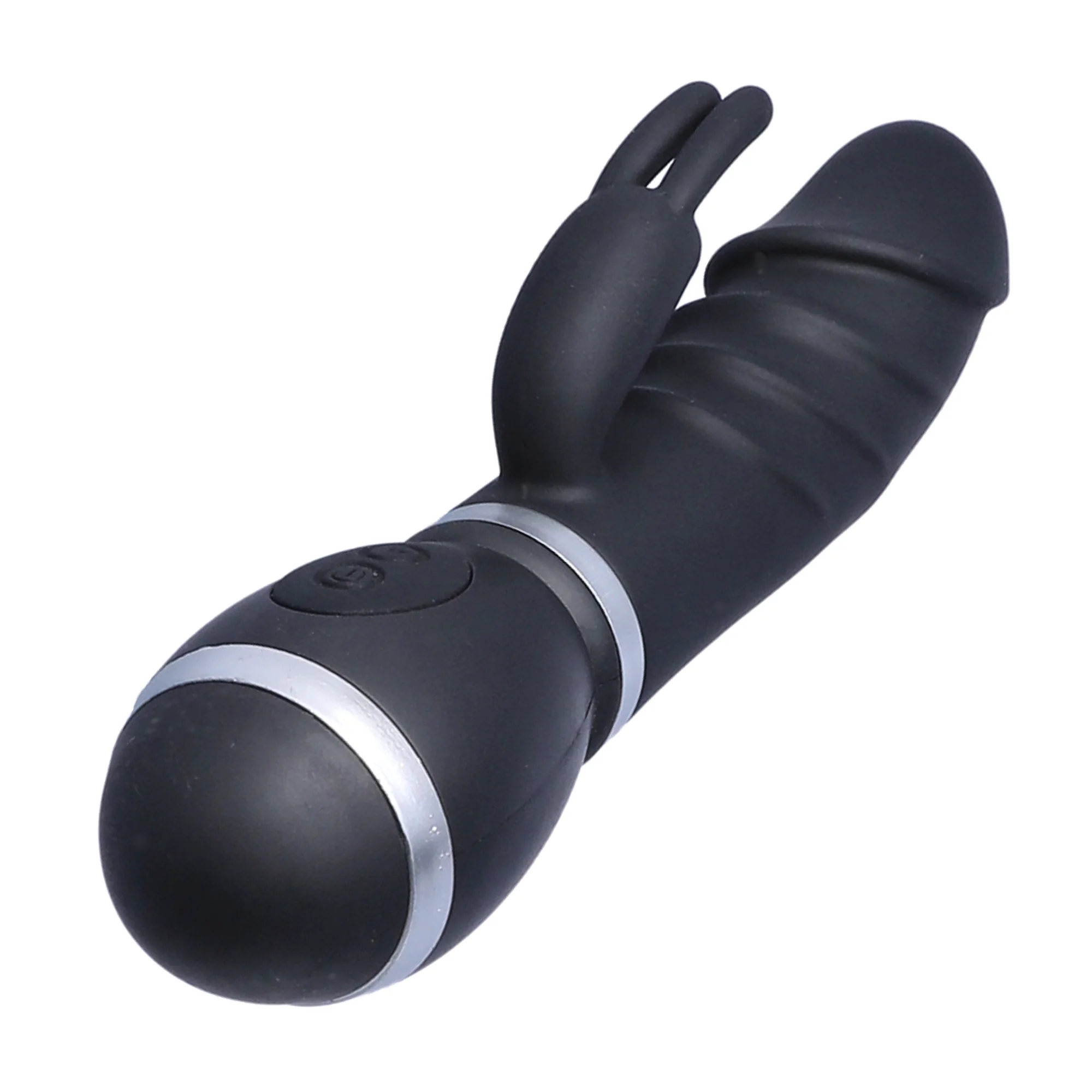 Beginner's Rippled Silicone Rabbit Vibe - Mini Size Perfect for First-Time Blended O's! - Image 5