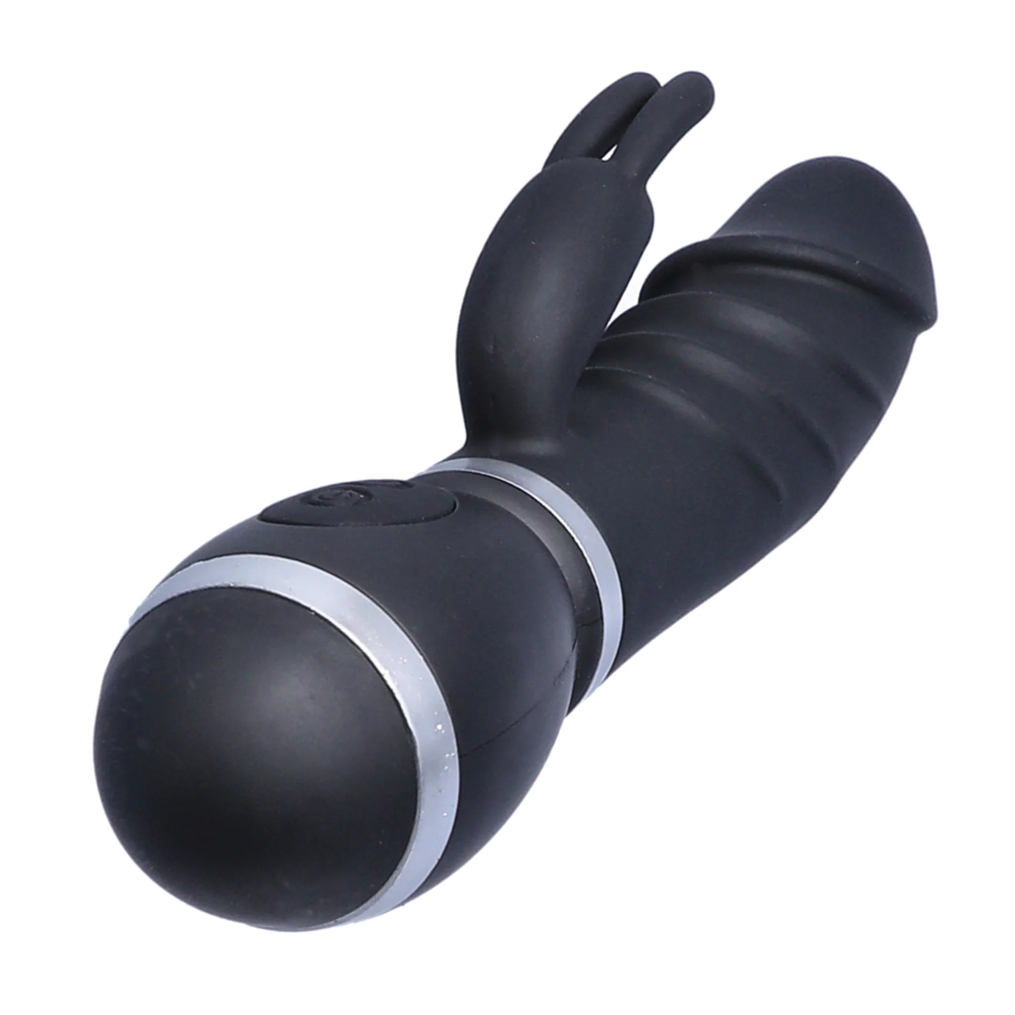 Beginner's Rippled Silicone Rabbit Vibe - Mini Size Perfect for First-Time Blended O's! - Image 7