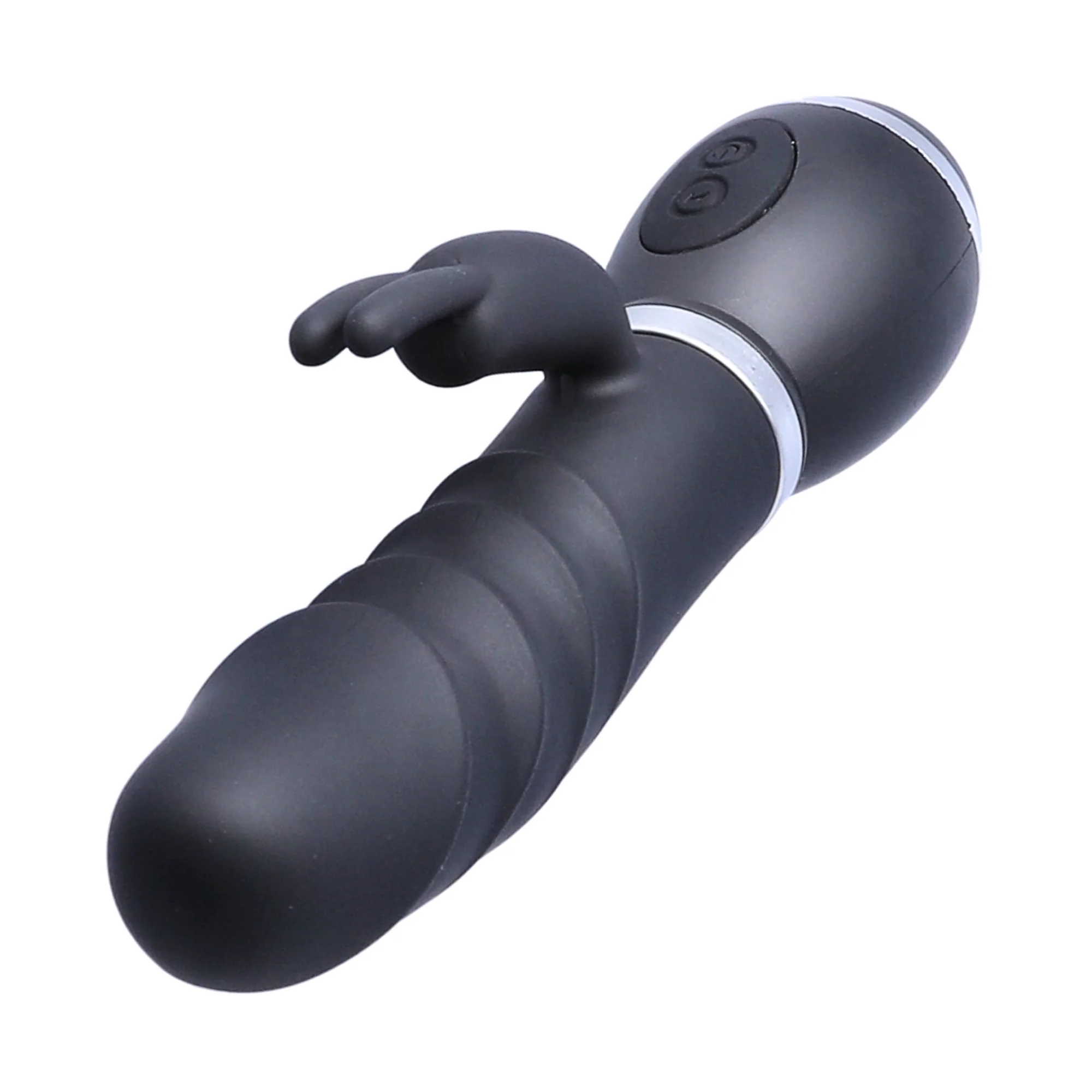Beginner's Rippled Silicone Rabbit Vibe - Mini Size Perfect for First-Time Blended O's! - Image 9