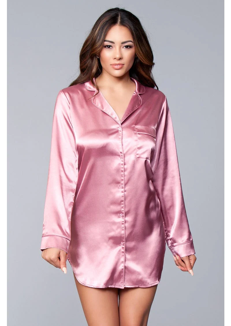 Kimberly Satin Sleepshirt - Image 4