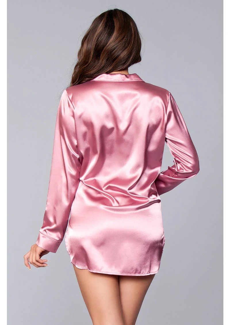 Kimberly Satin Sleepshirt - Image 7