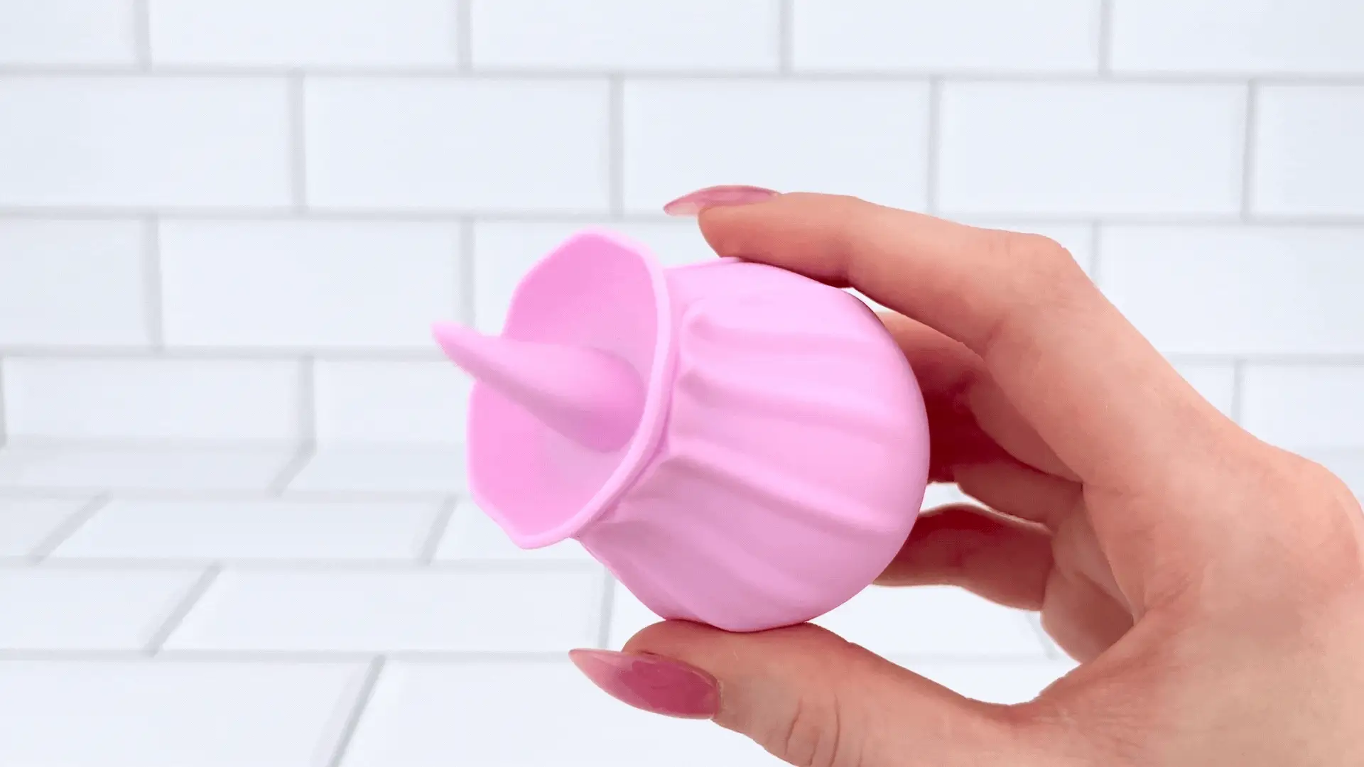 FREE Bhava Rechargeable Flickering Tongue Rose in Pink - Image 2