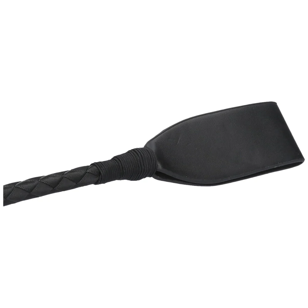 Black Braided Riding Crop - Image 2
