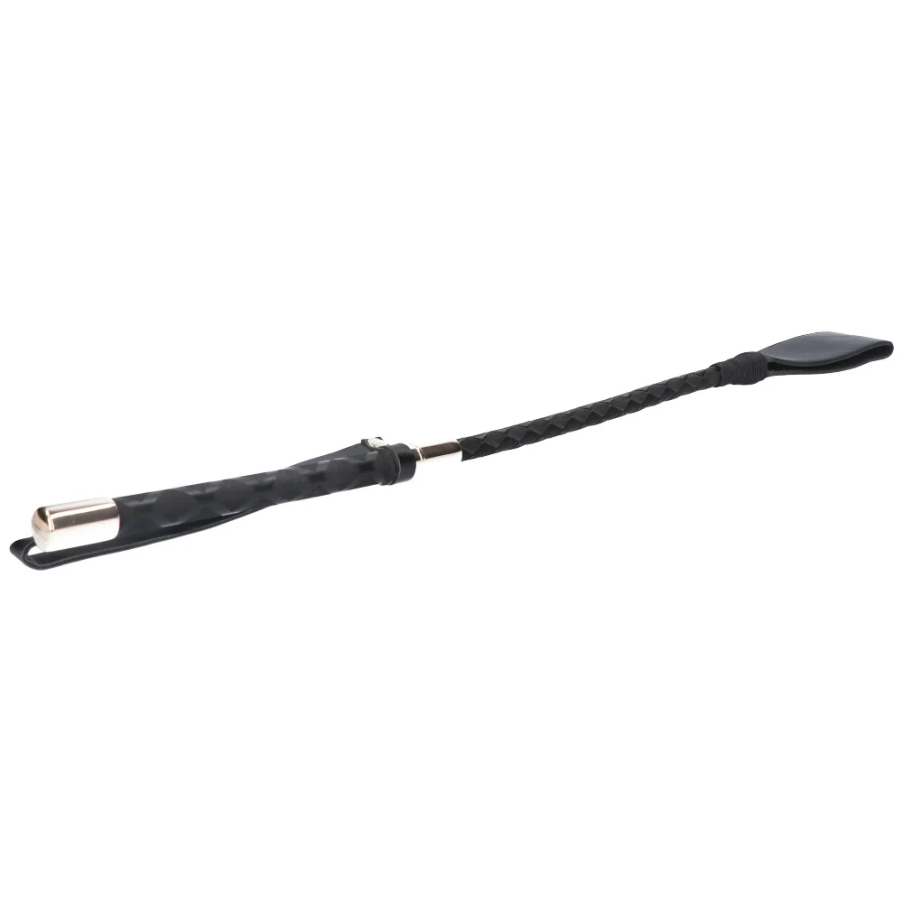 Black Braided Riding Crop - Image 3
