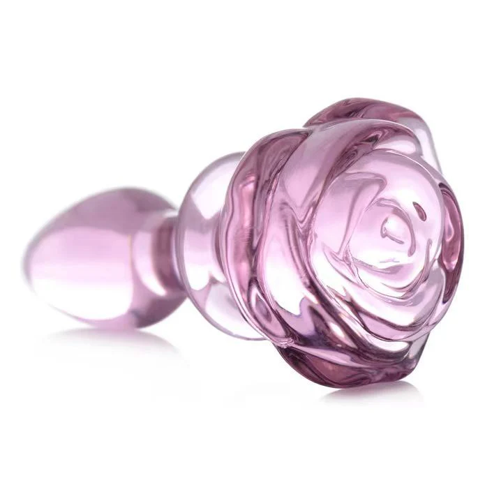 Bloom Rose Glass Anal Plug - Image 2