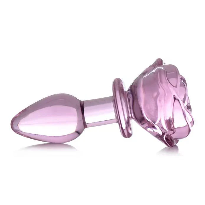 Bloom Rose Glass Anal Plug - Image 4