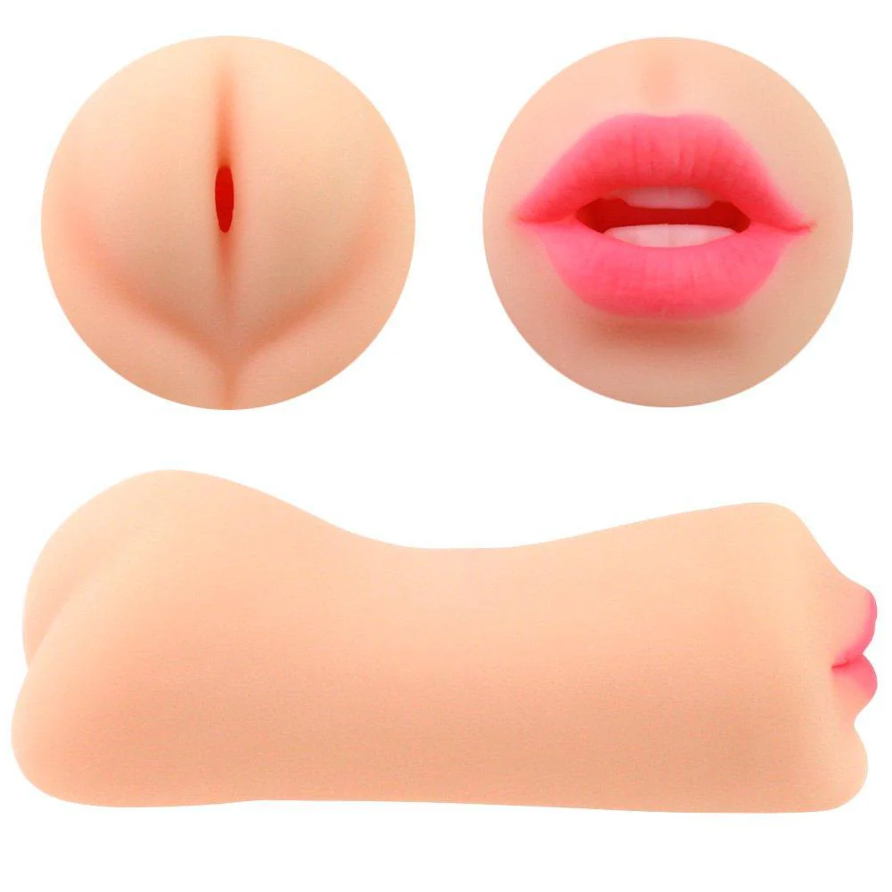 Blowjob and Pussy Dual Ended Stroker With Built In Cock Ring! - Image 3