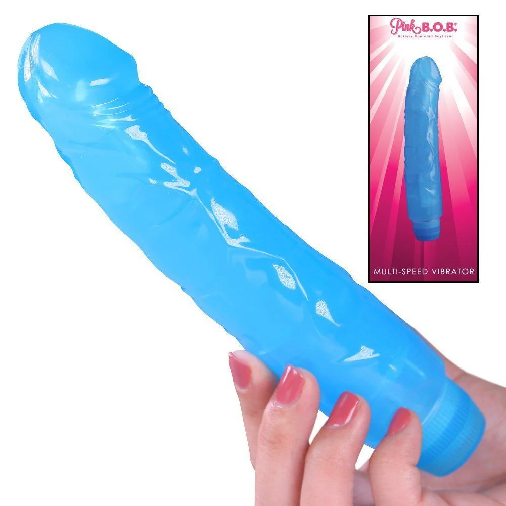 Blue Multi-Speed Realistic Vibrator - Image 10
