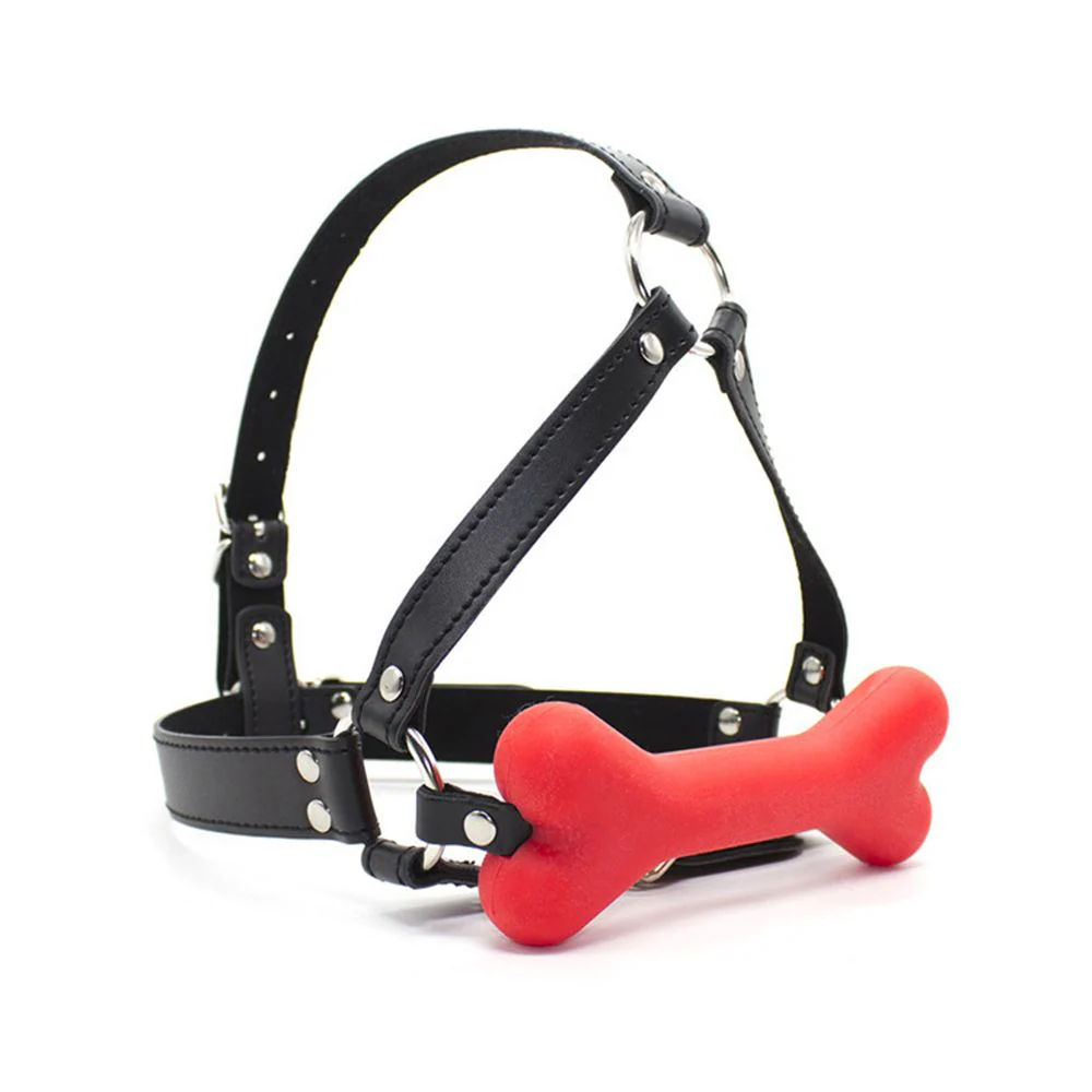 Bone Gag Head Harness - Available in 2 colors! - Image 5