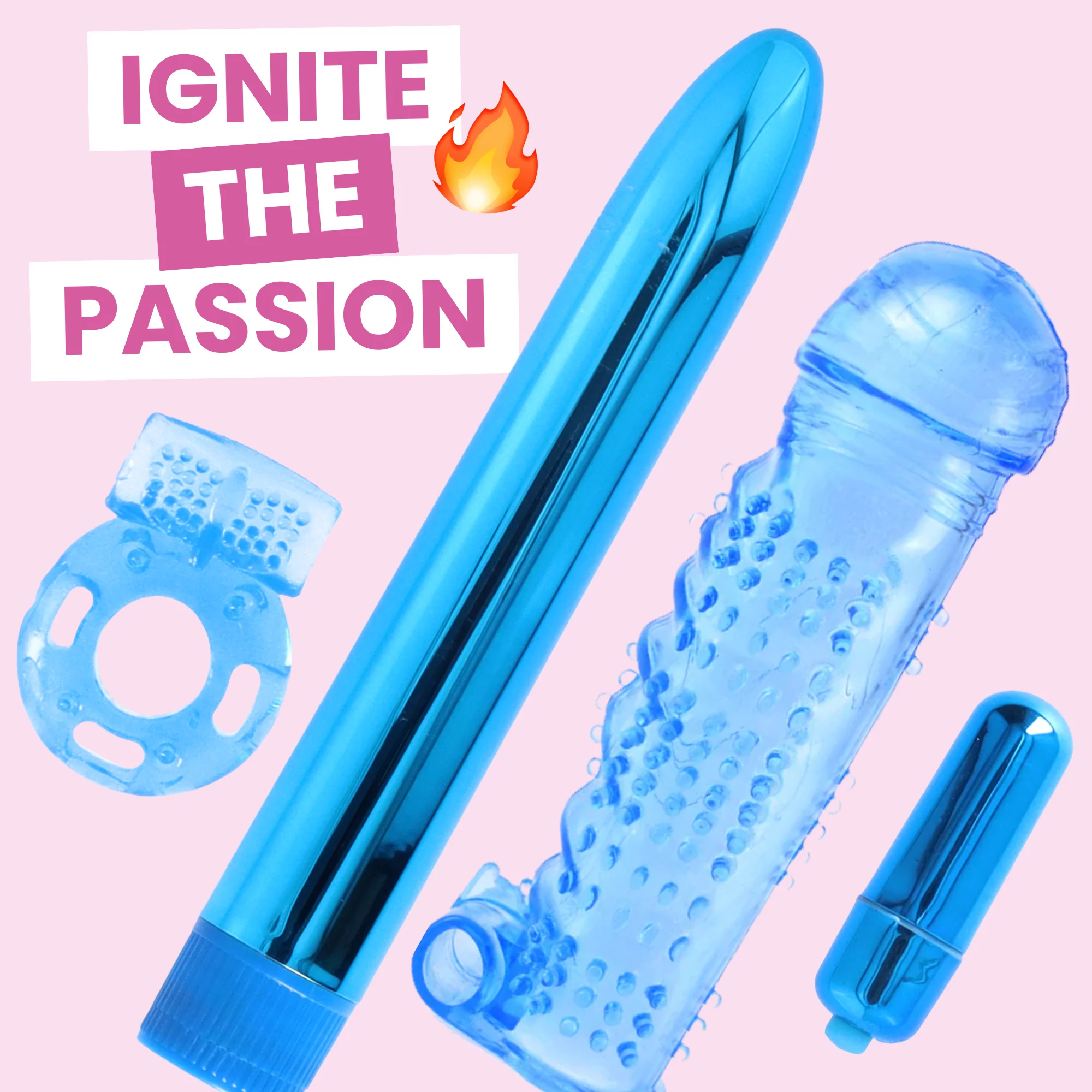 Classix Ultimate Pleasure 4 Piece Couples Kit | Turn Up the Heat and Ignite the Passion!