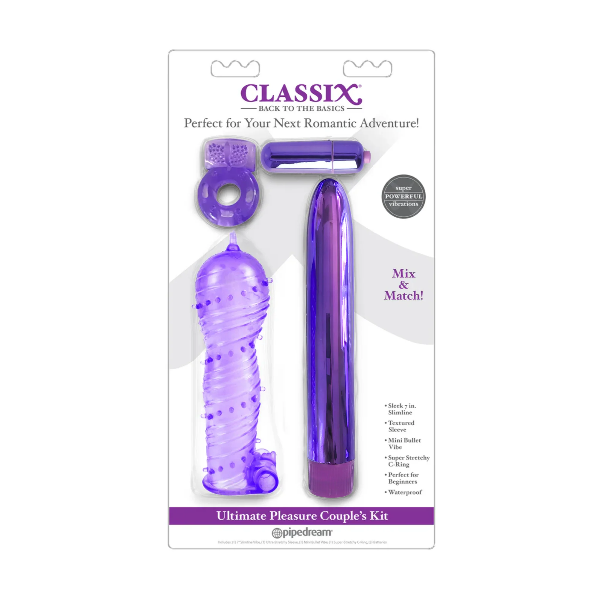 Classix Ultimate Pleasure 4 Piece Couples Kit | Turn Up the Heat and Ignite the Passion! - Image 5