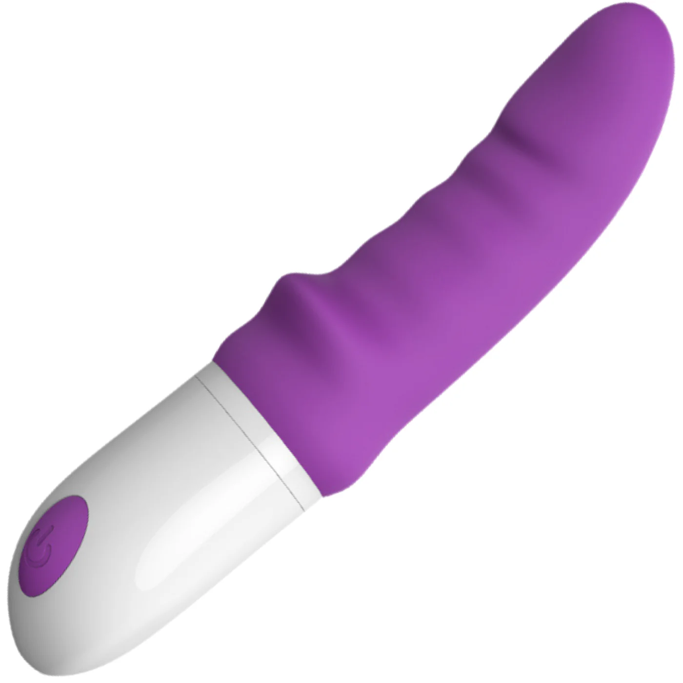 Beginner Rippled Silicone G-Spot Vibrator - Image 3