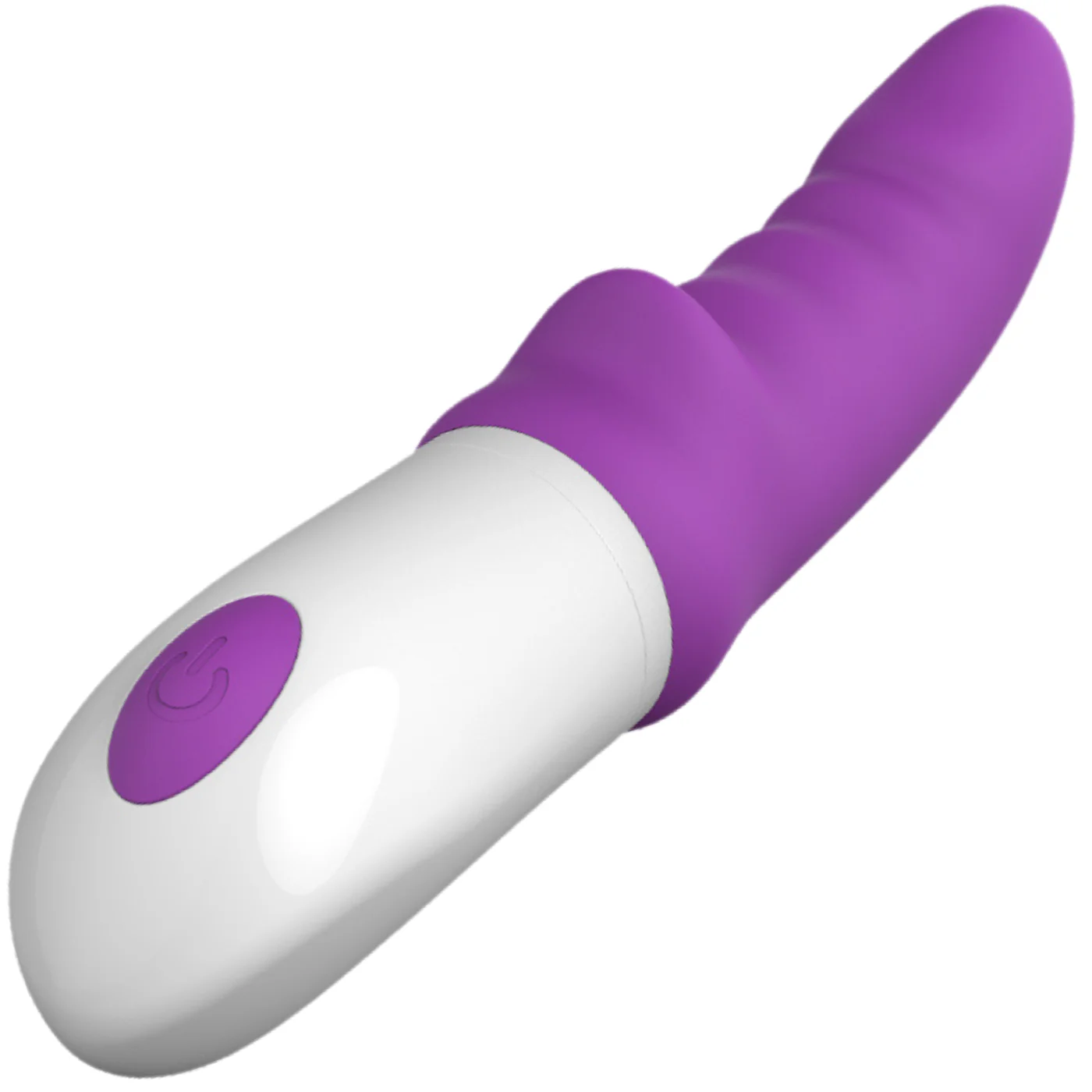 Beginner Rippled Silicone G-Spot Vibrator - Image 4