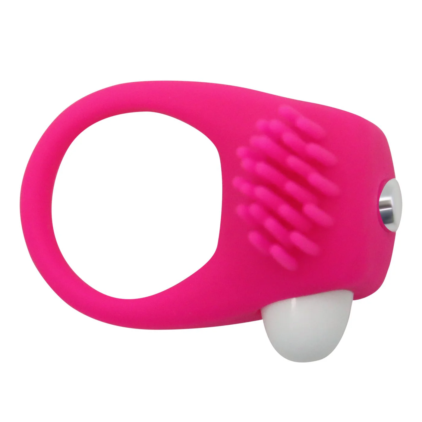 Vibrating Cock Ring With Nubby Ticklers - Image 3