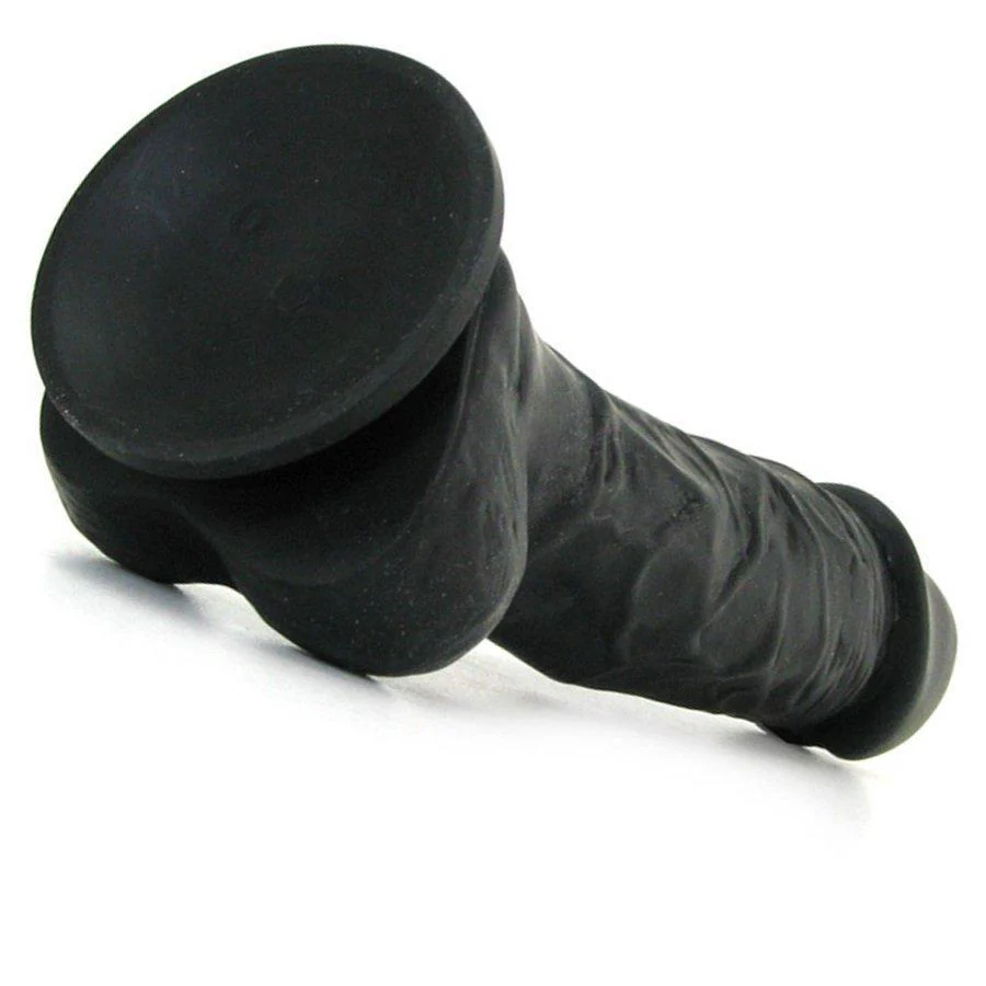Colours Realistic 5 Inch Black Silicone Dong - Image 4