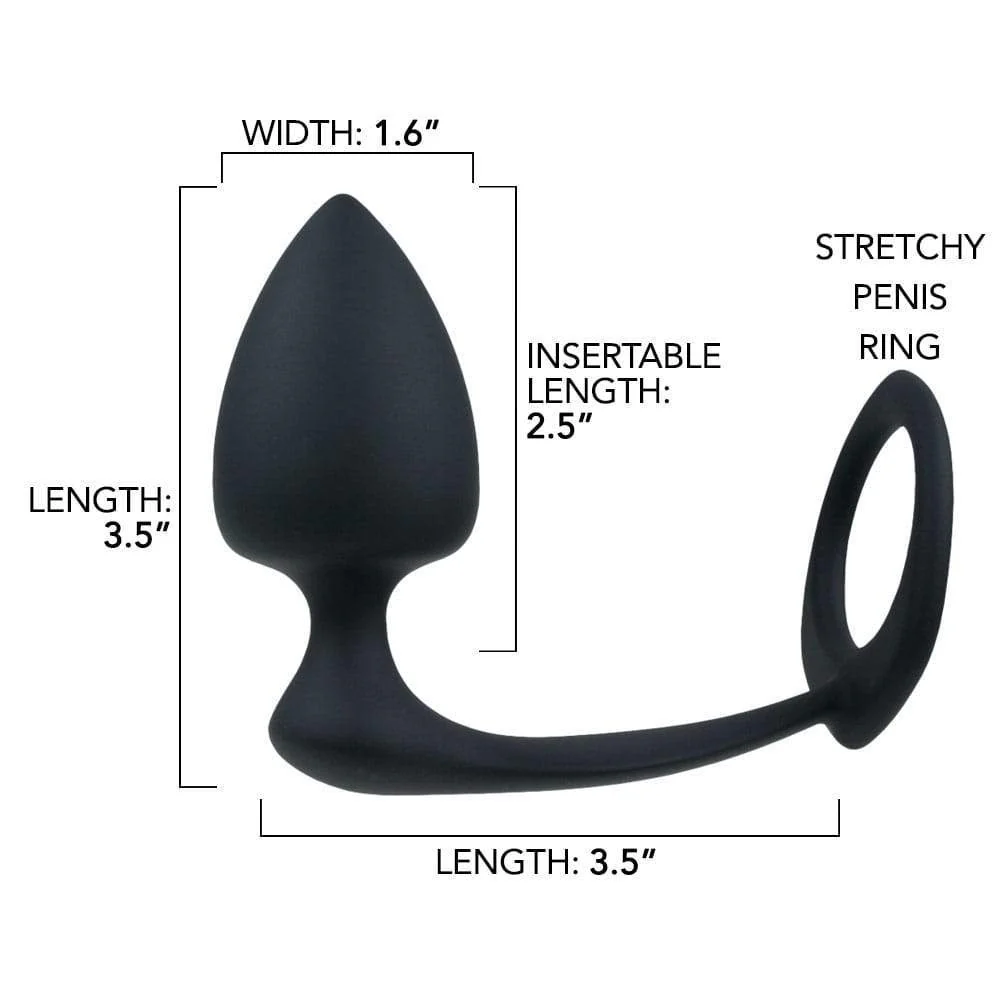 Combo Cockring & Anal Plug - Image 4