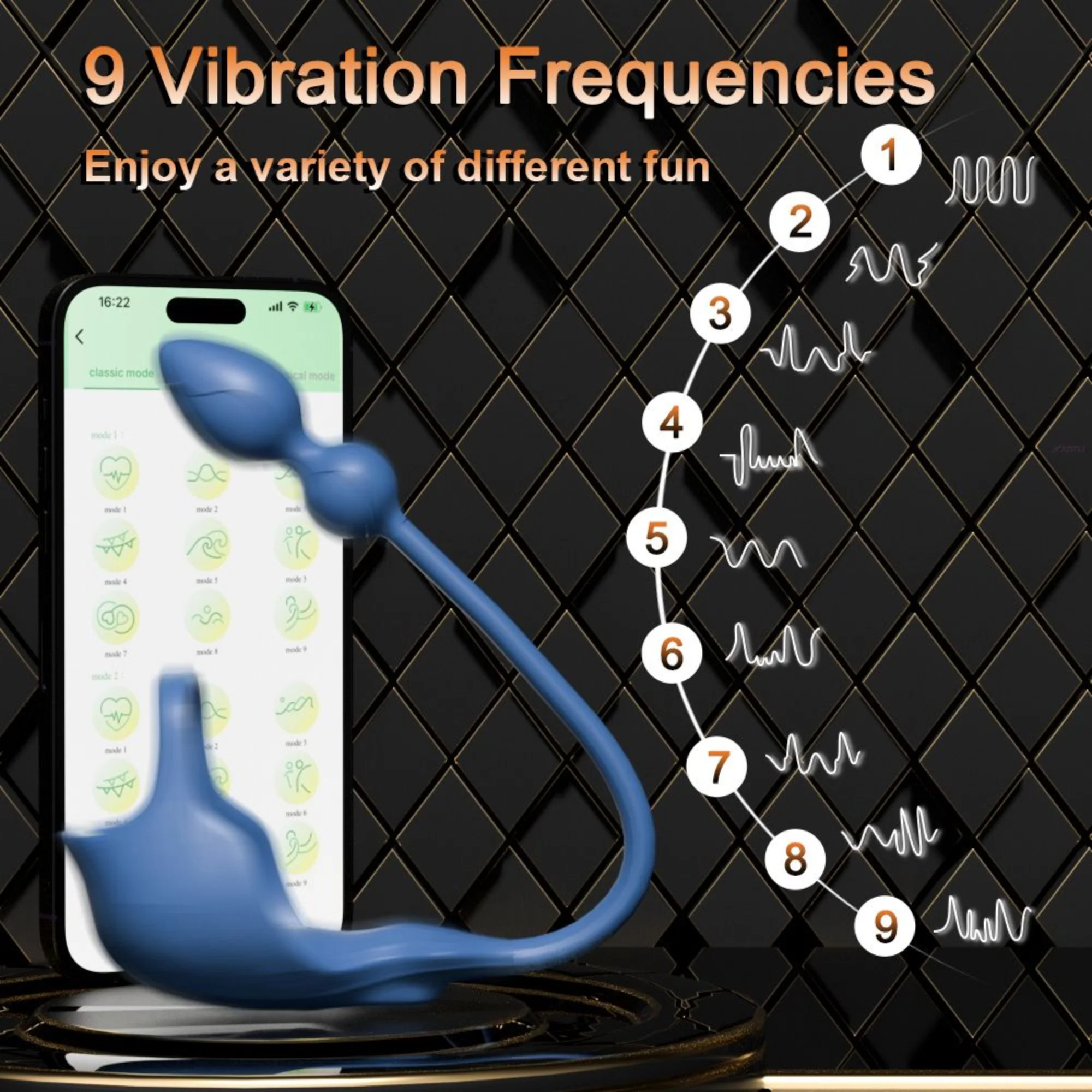 Cock Ring with Ball Cage and Anal Plug - Hugs Your Balls With Vibrations & Targets Your P-Spot! - Image 12