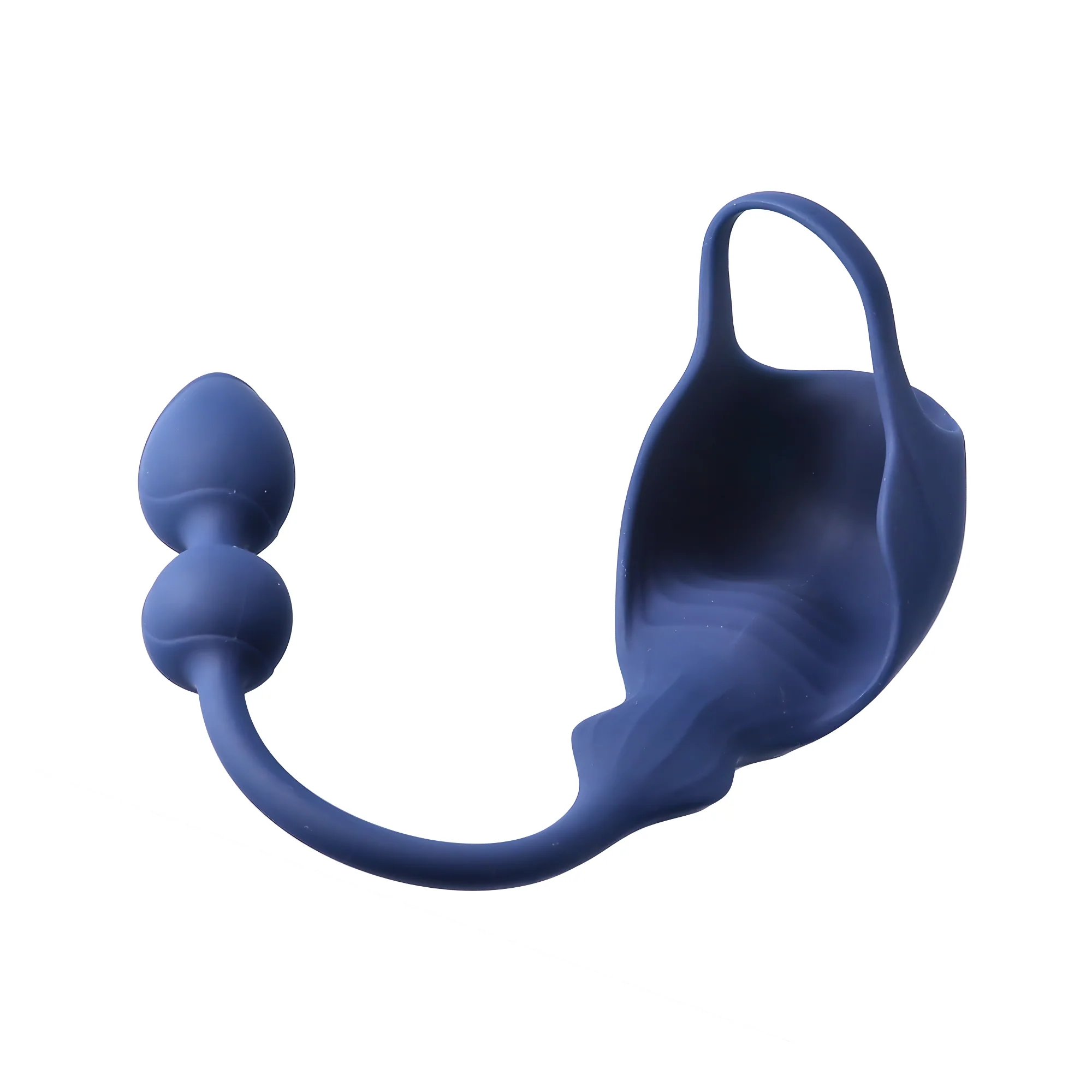 Cock Ring with Ball Cage and Anal Plug - Hugs Your Balls With Vibrations & Targets Your P-Spot! - Image 5