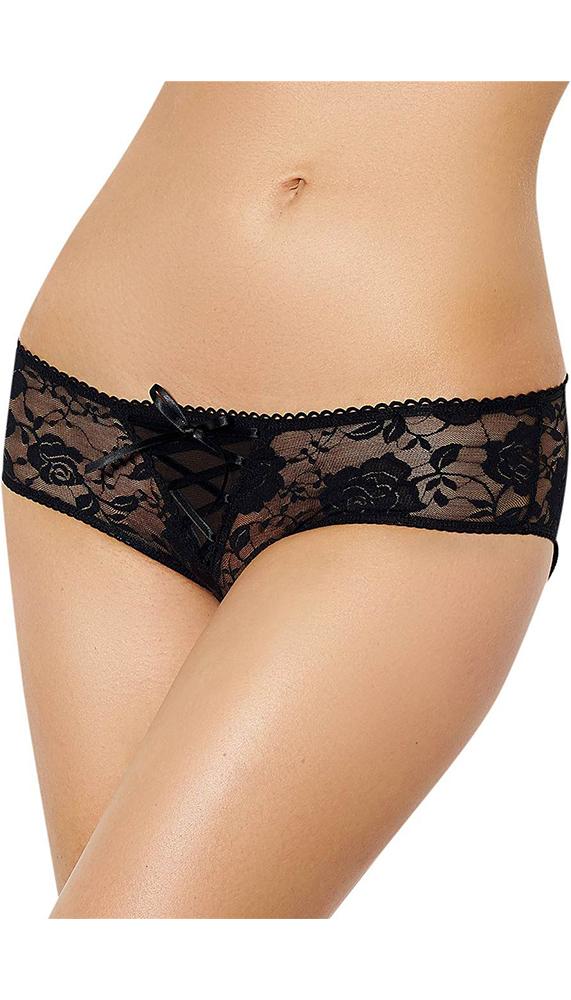 Crotchless Lace Panty - Three Sizes Available - Image 2