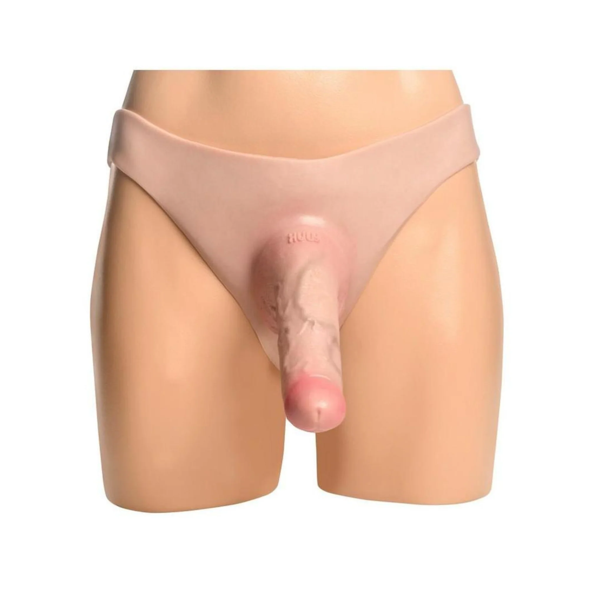 Master Series Curved 7.5" Hollow Silicone Strap-On - Hits The G-Spot & P-Spot With Each Thrust! - Image 7