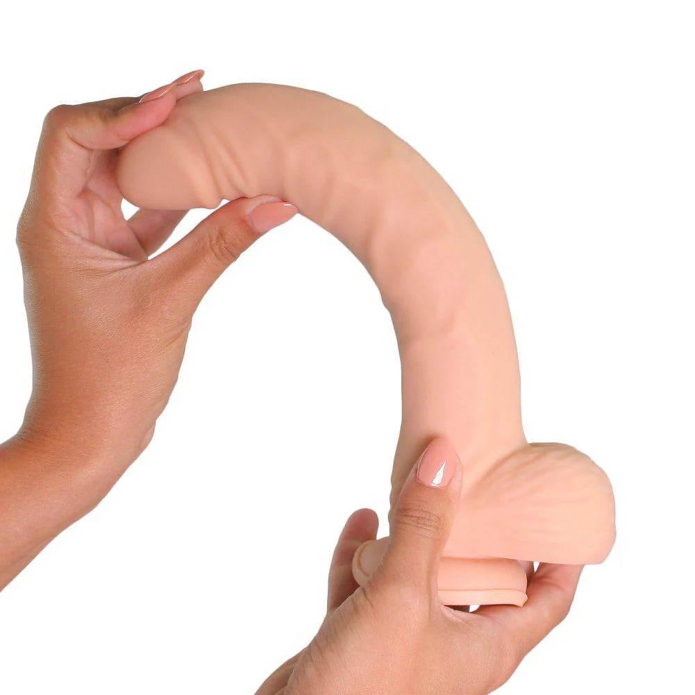 Curved Silicone Suction Cup Dildo - Image 3