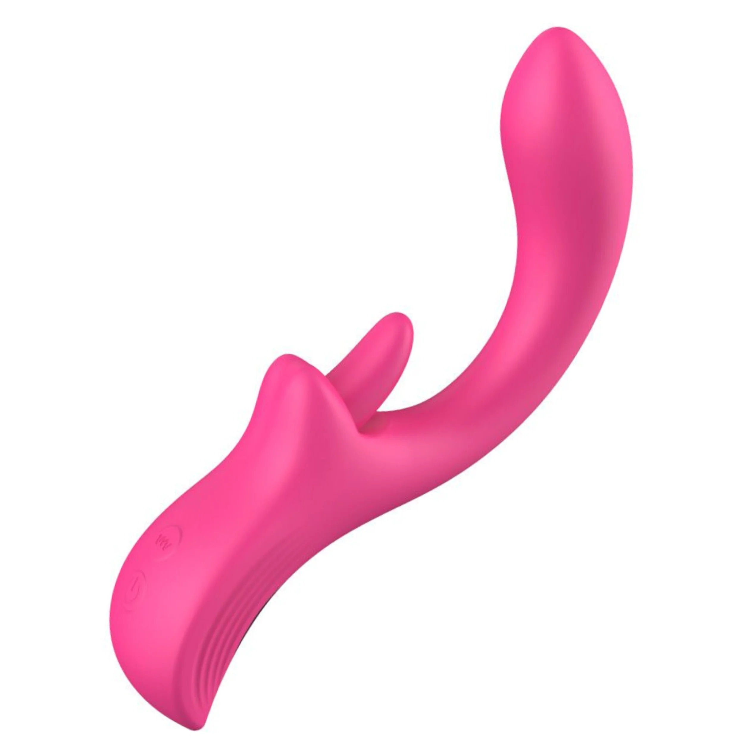 Double O Dual Action Silicone G-Spot Vibe and Clit Licker - 360 Tongue Licking Rotation! - Image 8
