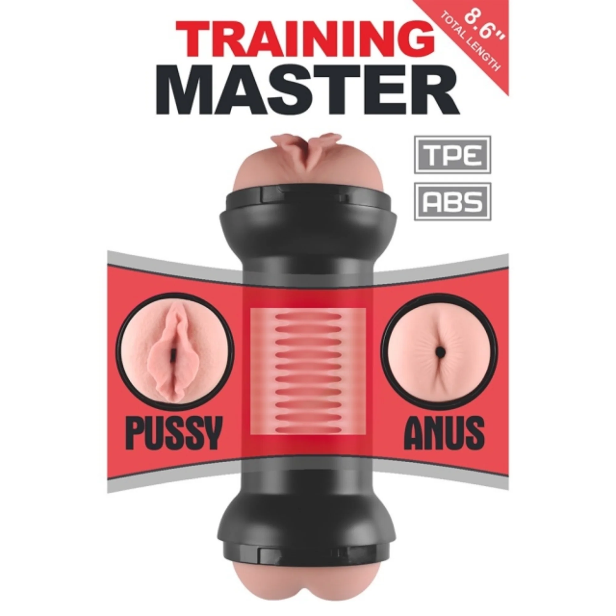 Training Master Double Sided Male Stroker - Pussy and Ass - Image 9