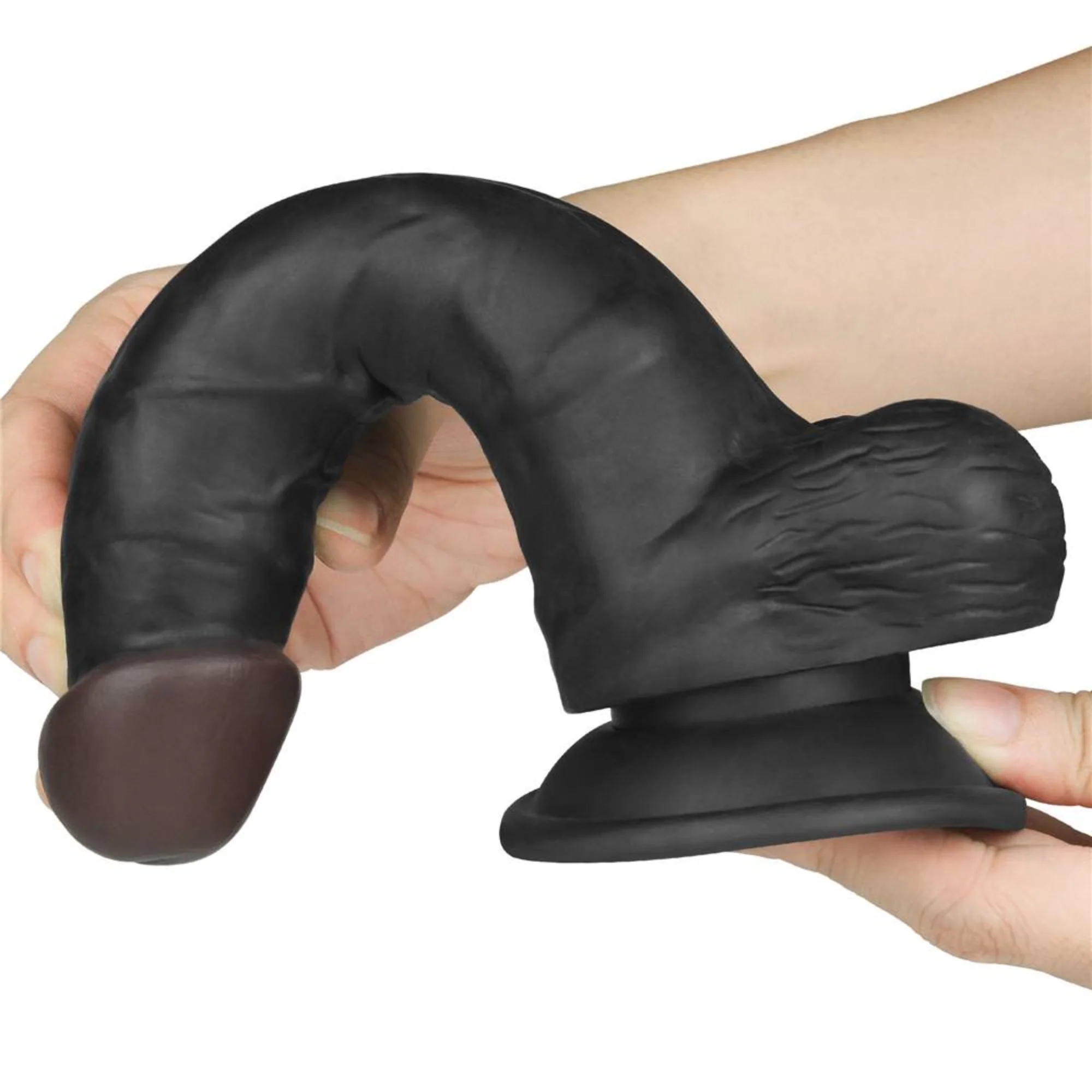 7.5 Inch Black Easy Strap-on Set - Image 5