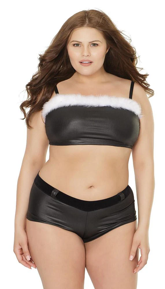 Santa's Sexy Helper Top & Booty Short Set - Image 5