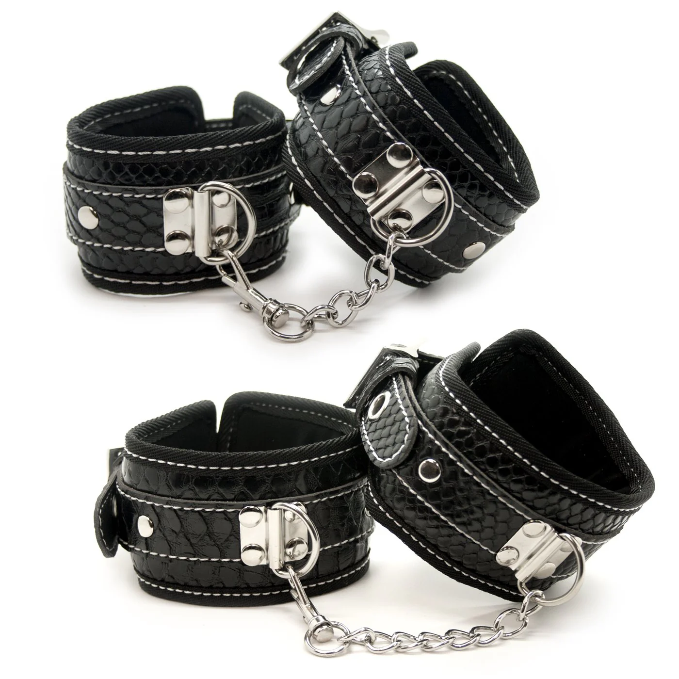 8 Piece Hog Tie Bondage Kit For Kinky Couples - Image 2