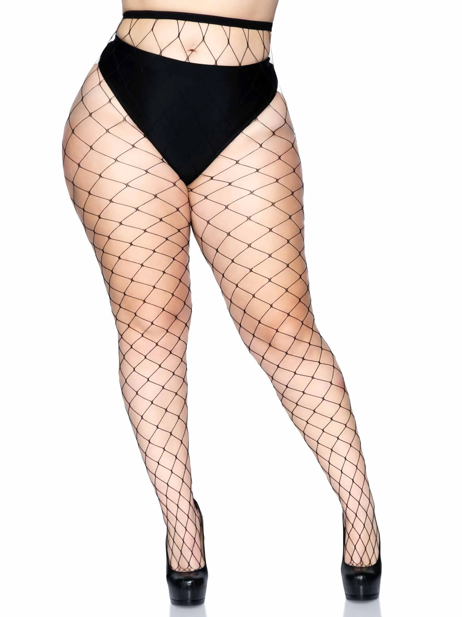 Fence Net Pantyhose - One Size and Queen Available - Image 2