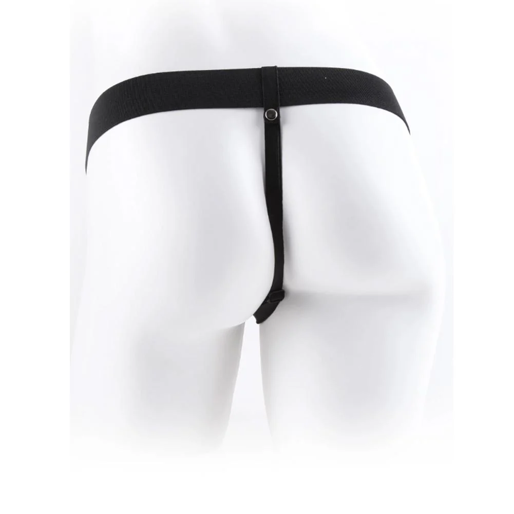 Fetish Fantasy 7 Inch Vibrating Hollow Strap-On With Balls - Image 5