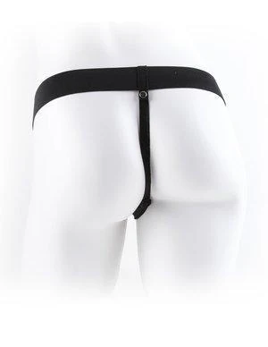Fetish Fantasy 9'' Vibrating Hollow Strap-On With Balls - Image 3