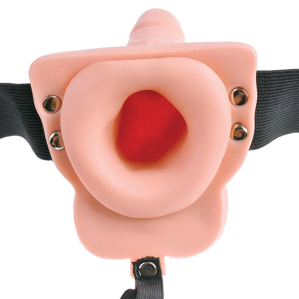 Fetish Fantasy 6 Inch Hollow Vibrating Strap-On with Remote - Image 7