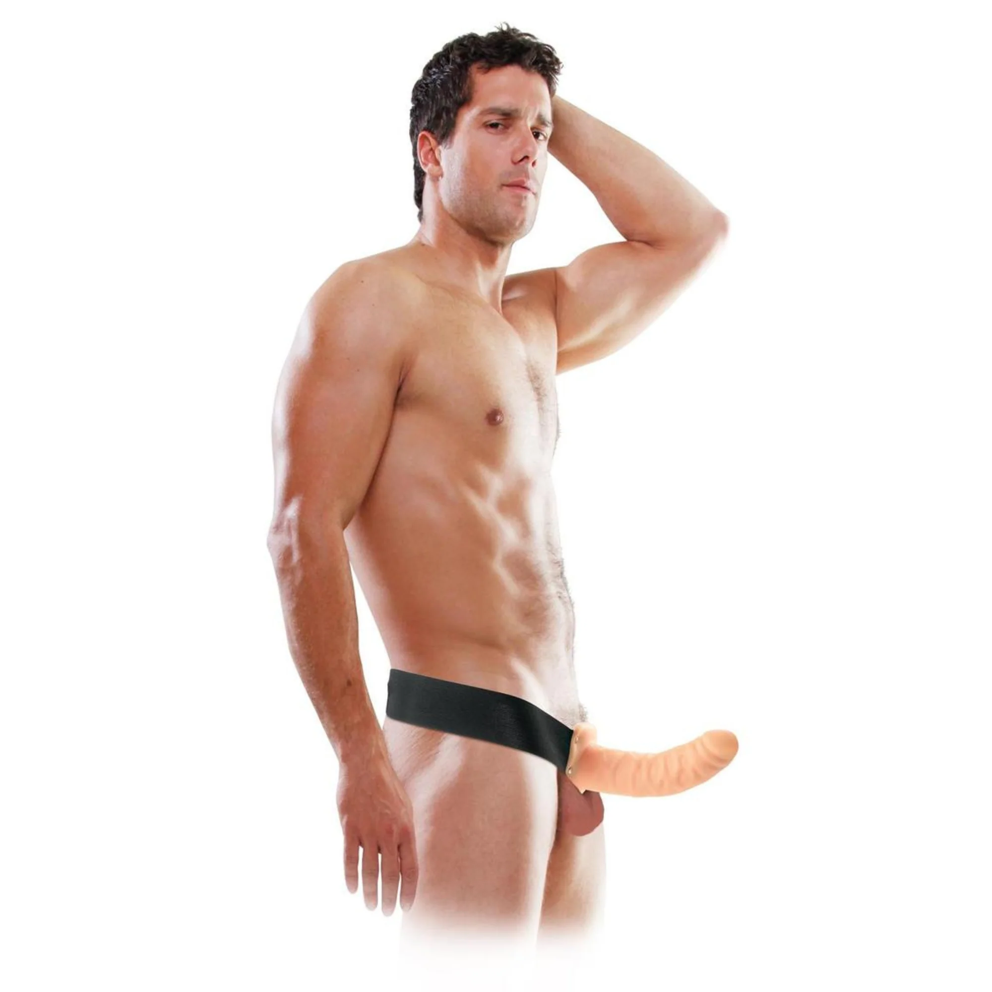 Fetish Fantasy Series 8in Hollow Strap-On Dildo and Adjustable Harness - Image 2