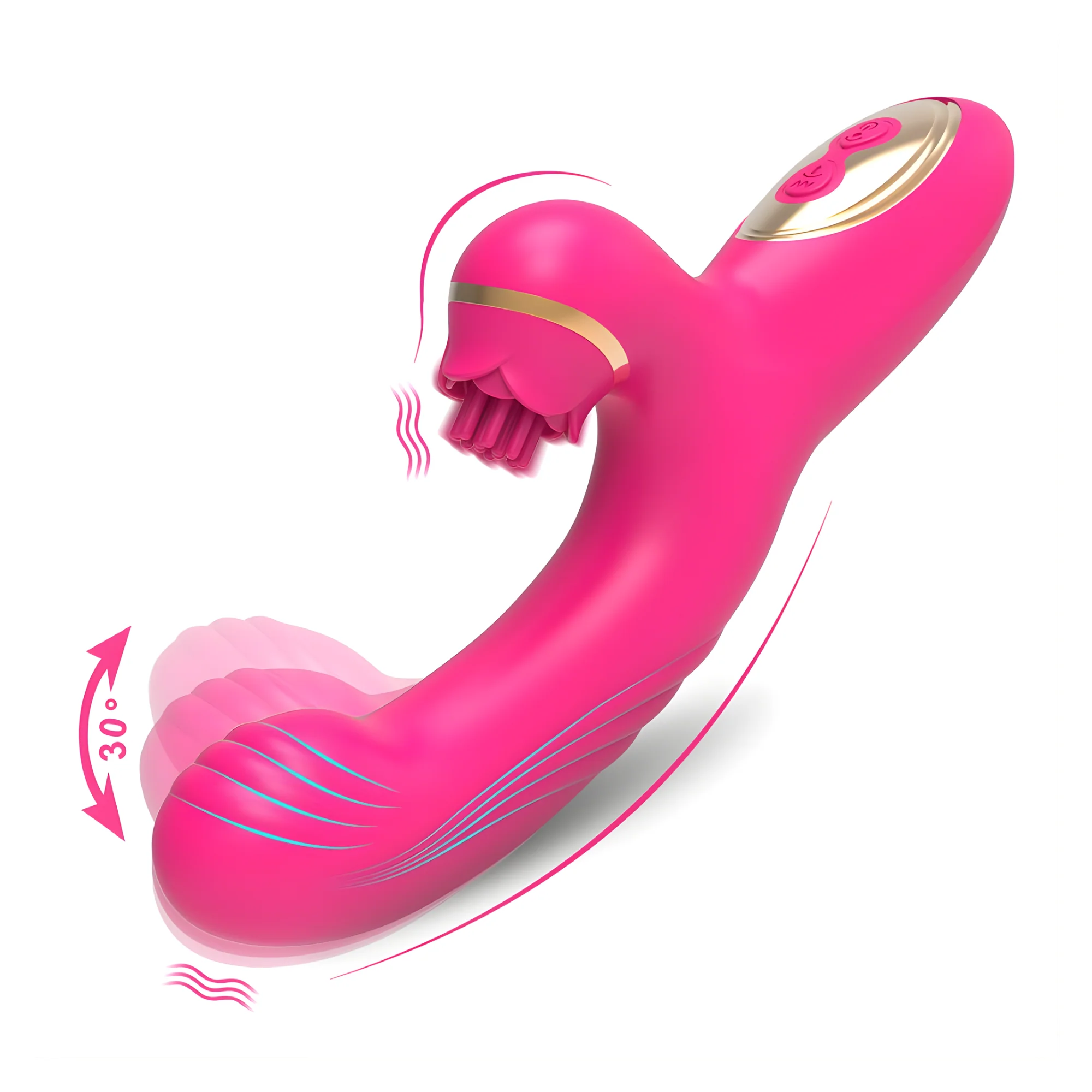 Fingering Clit Tickling Dual Action Vibrator - Experience Blended 'O's from Pulsating Clit & Fingering G-Spot Play! - Image 13