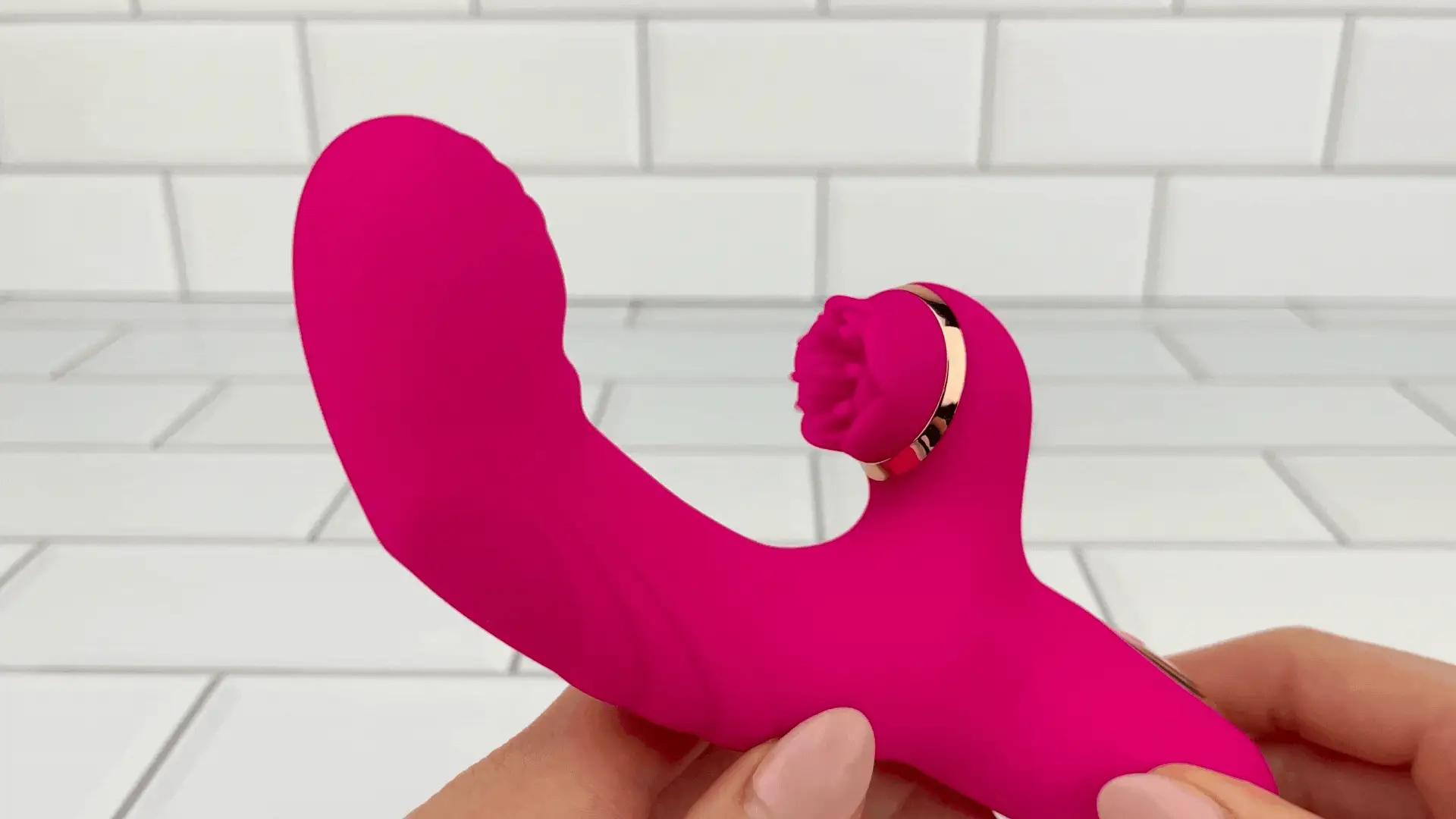 Fingering Clit Tickling Dual Action Vibrator - Experience Blended 'O's from Pulsating Clit & Fingering G-Spot Play! - Image 2