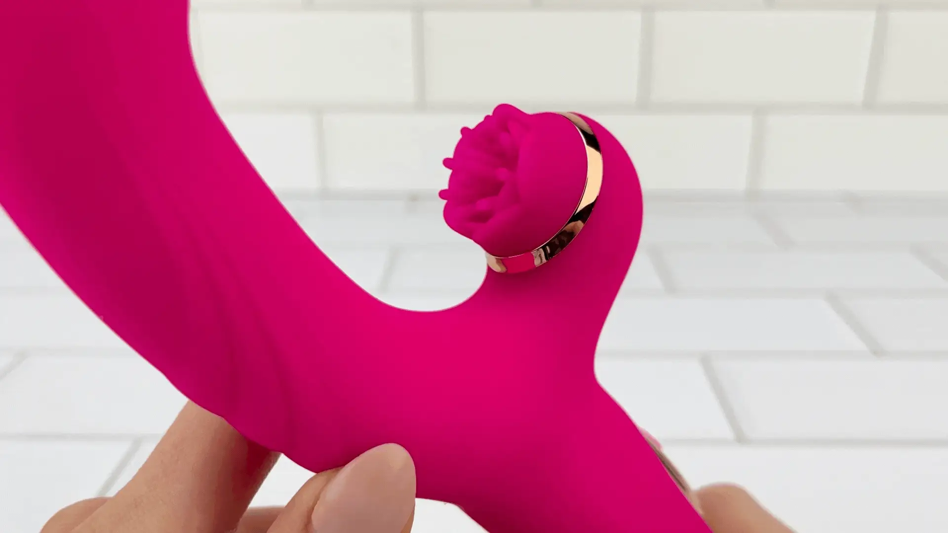 Fingering Clit Tickling Dual Action Vibrator - Experience Blended 'O's from Pulsating Clit & Fingering G-Spot Play! - Image 4