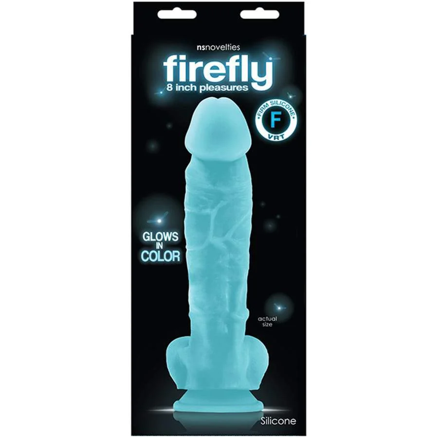 Firefly Pleasures Glowing Suction Cup Dildo - Image 4