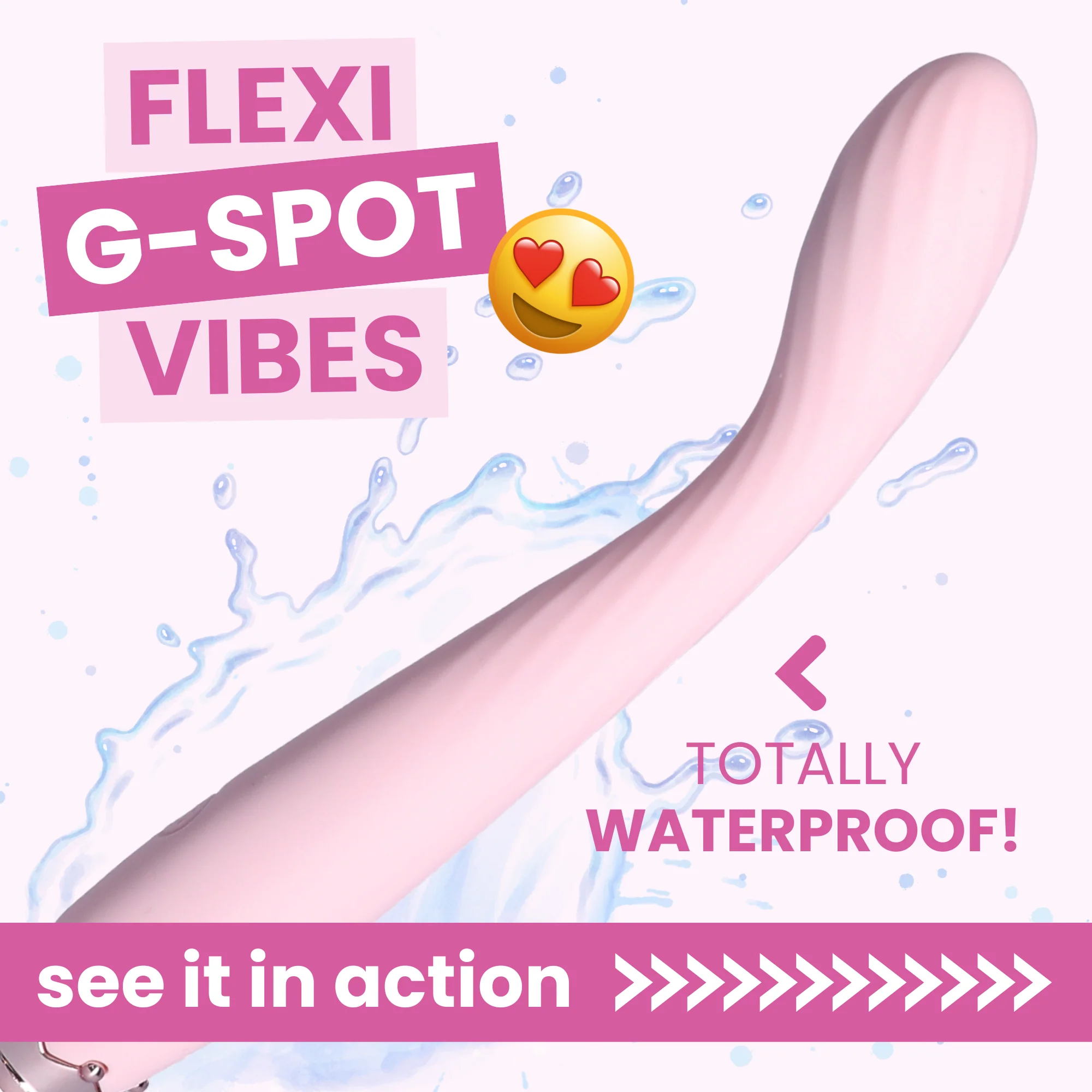 Beginner's Silicone G Spot Vibrator - Flexible Slim Shaft with Toe-Curling Power